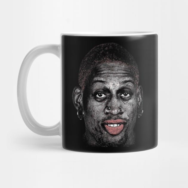 Dennis Rodman Bulls by Wkenca Barada